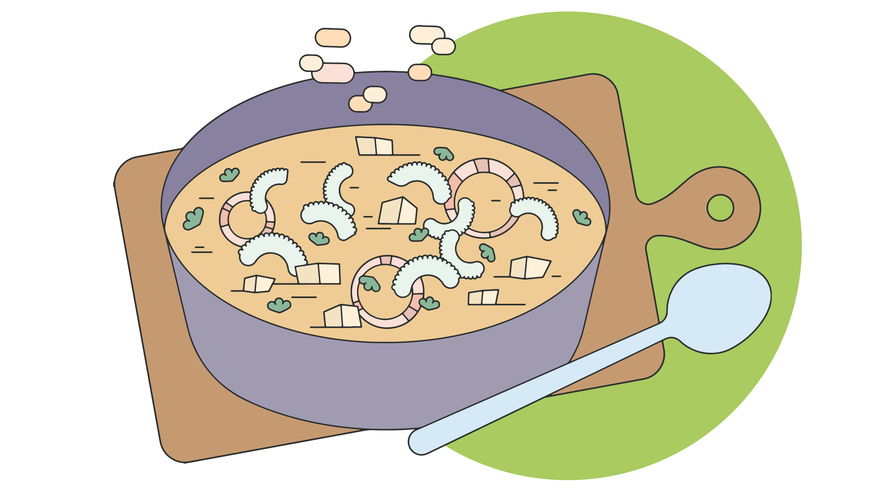Vegetable Soup Vector