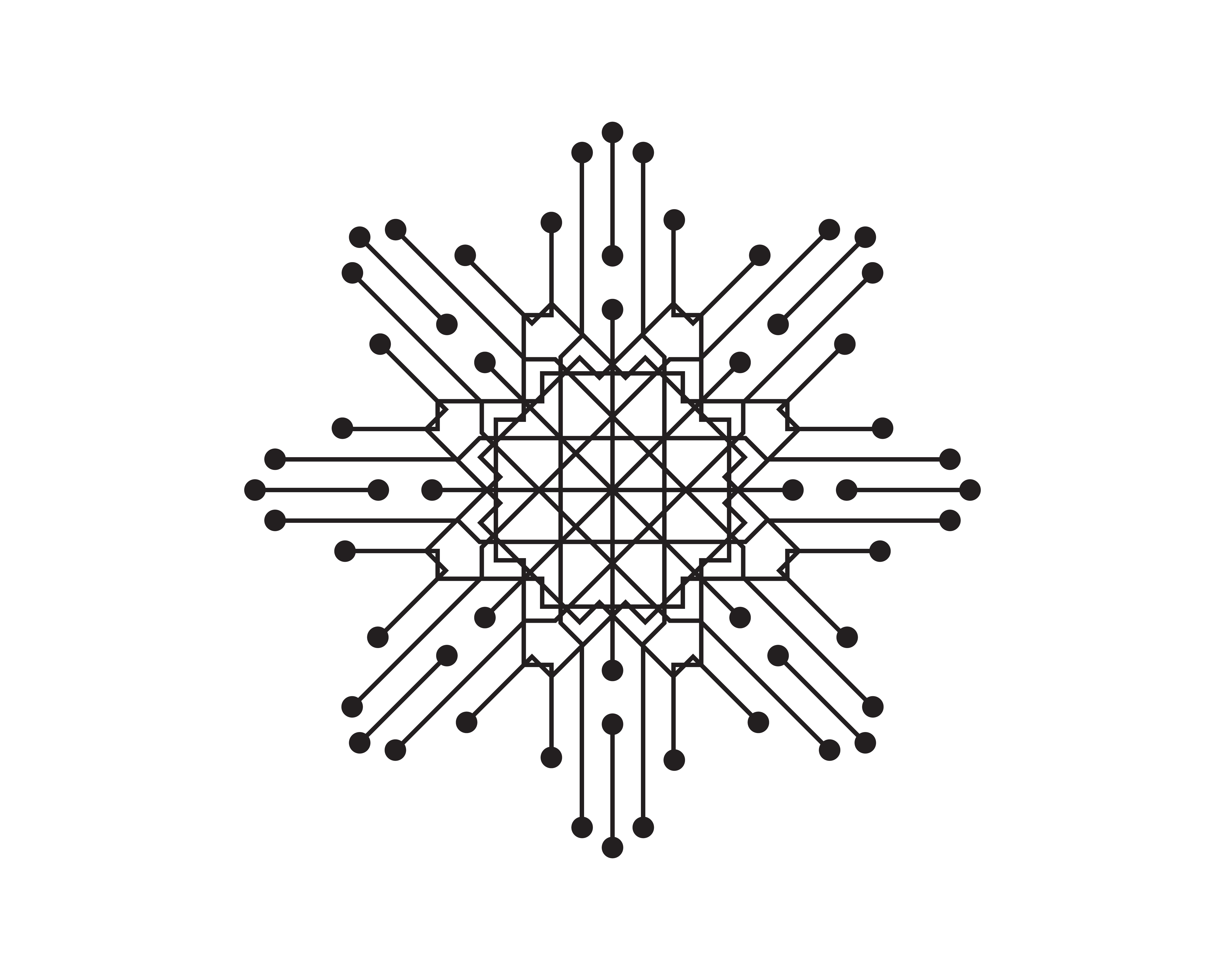 Circuit illustration design vector symbol logo technology 615005 Vector
