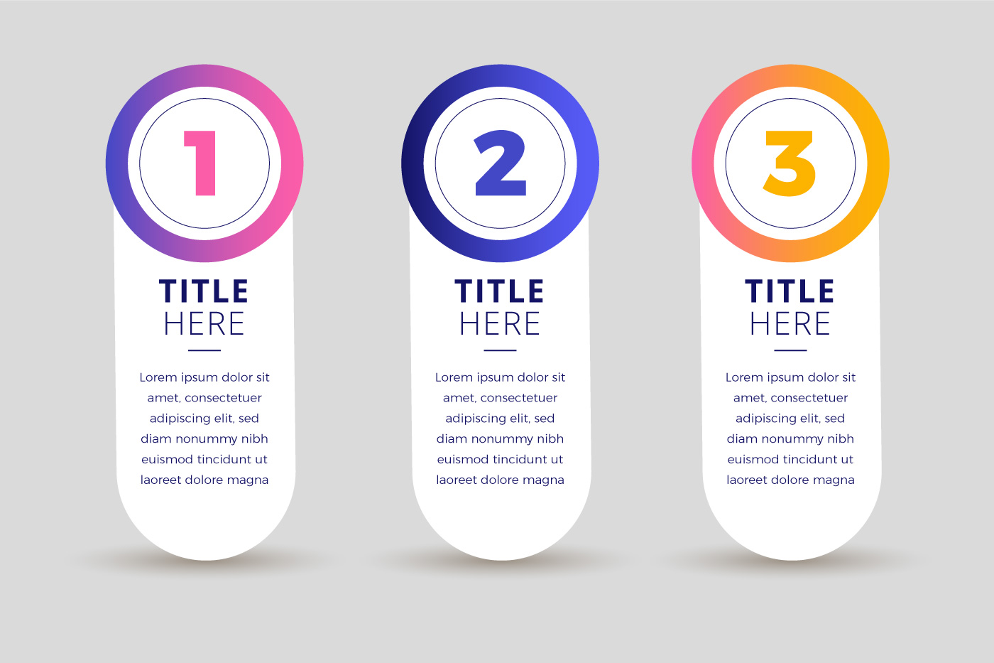 Gradient Steps Infographic 615033 Vector Art at Vecteezy