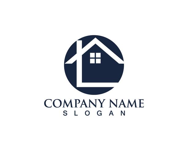 Hogar dulce hogar logo y símbolos negro edición vector