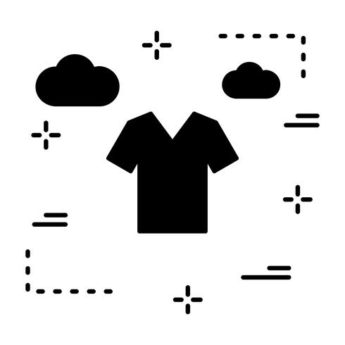 Vector icono de la camisa