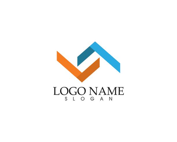 Abstract Digital Pixel Pair Logo business finance vector