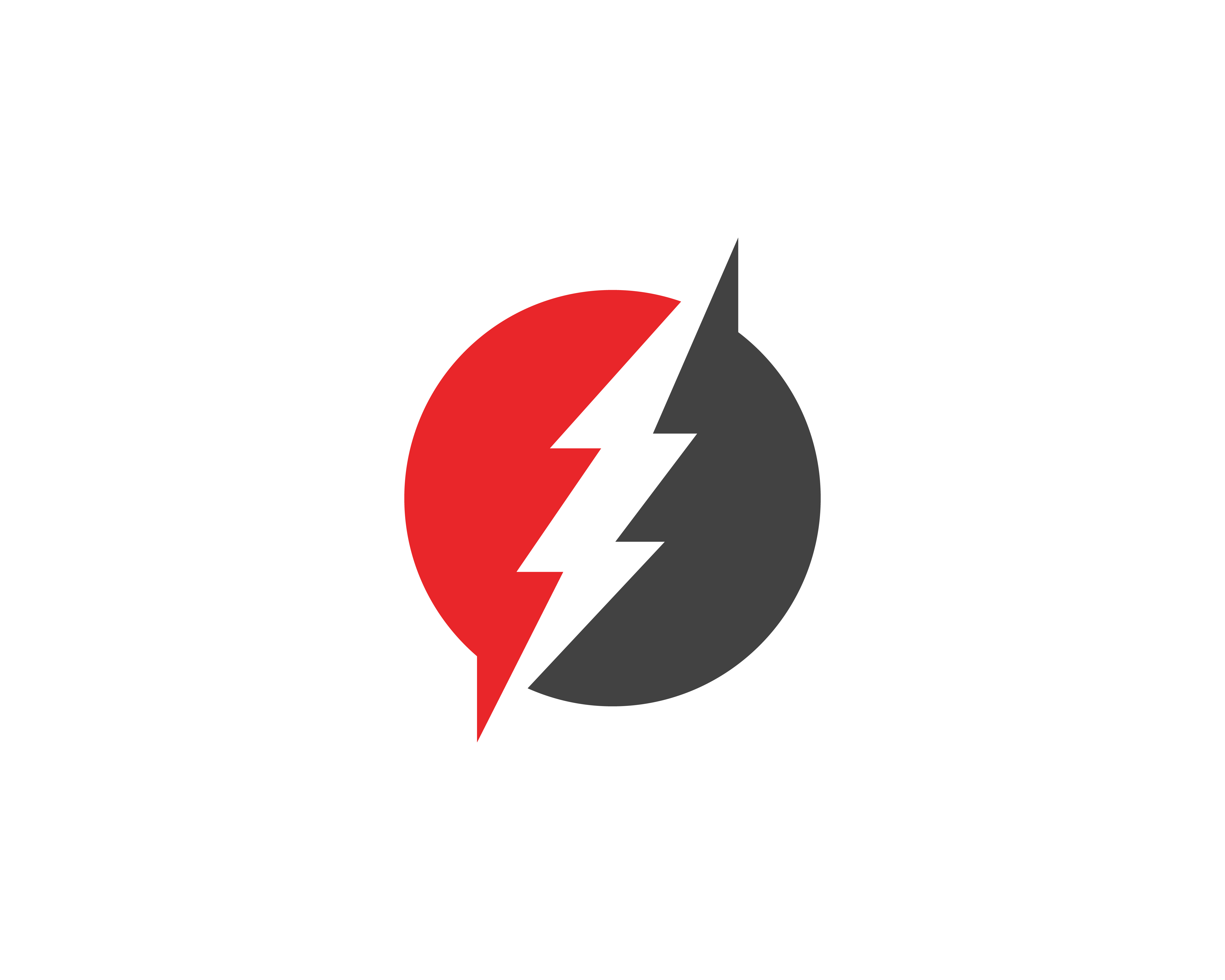 Faster LIGHTNING Logo Template vector icon illustration 