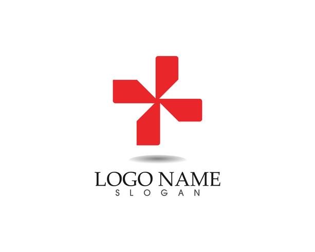 Hospital logo and symbols template icons app vector