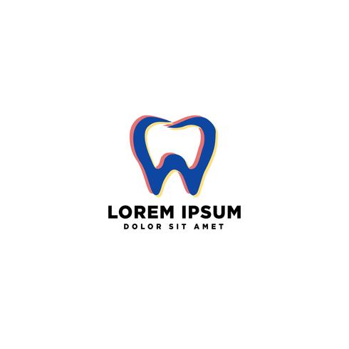 dental tooth health business logo template vector illustration