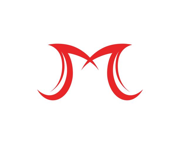 Letter M vector icons such logos template