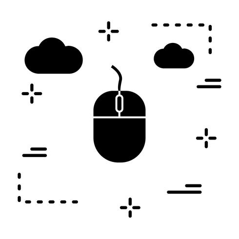 Icono del ratón del vector