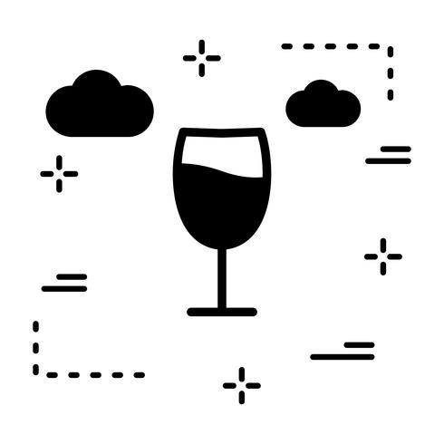 Vector icono de vino