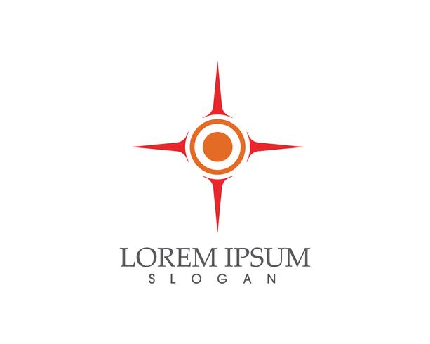 Vector - Compass signs and symbols logo..
