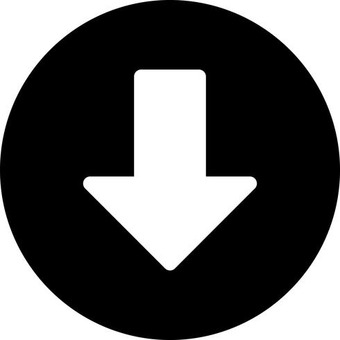 Vector Down Arrow Icon