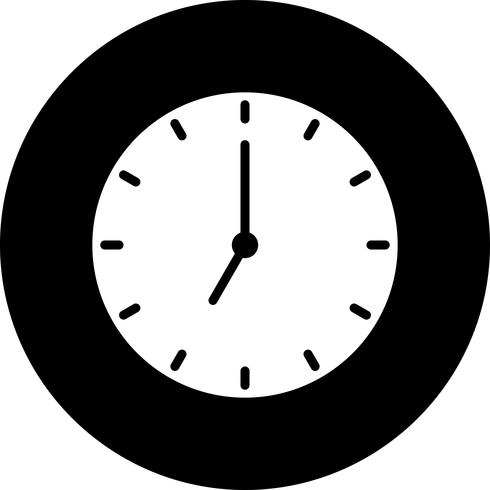 Vector icono de reloj