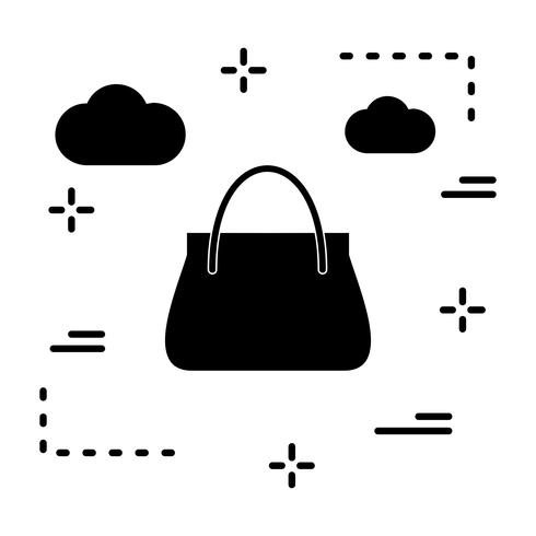  Vector Lady Bag Icon