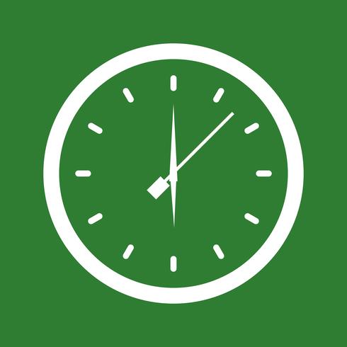 Vector icono de reloj