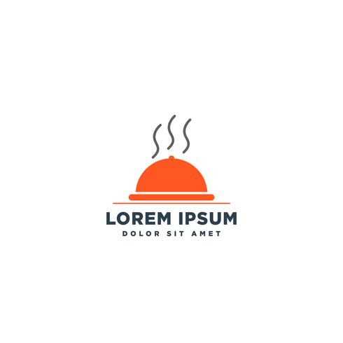 Elemento de icono de vector de comida chef logotipo diseño