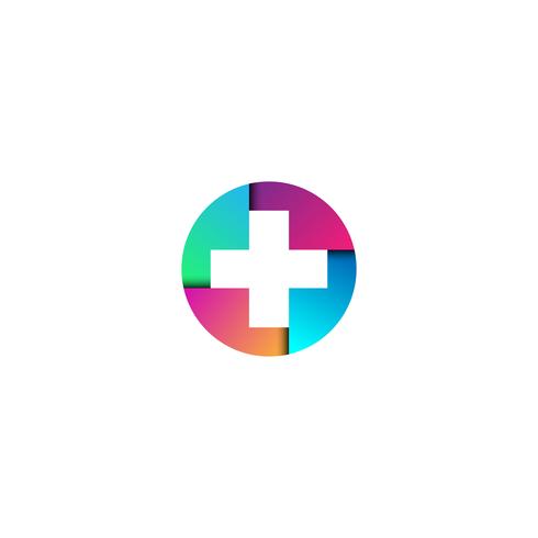 Medical Cross and Health Pharmacy Logo Vector Template