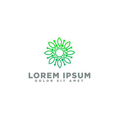 Elegant ornament logo icon. Universal ornament design vector