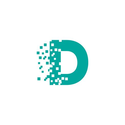 letter d creative logo template vector illustrator