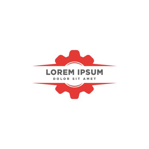 gear logo design industrial icon element illustration vector