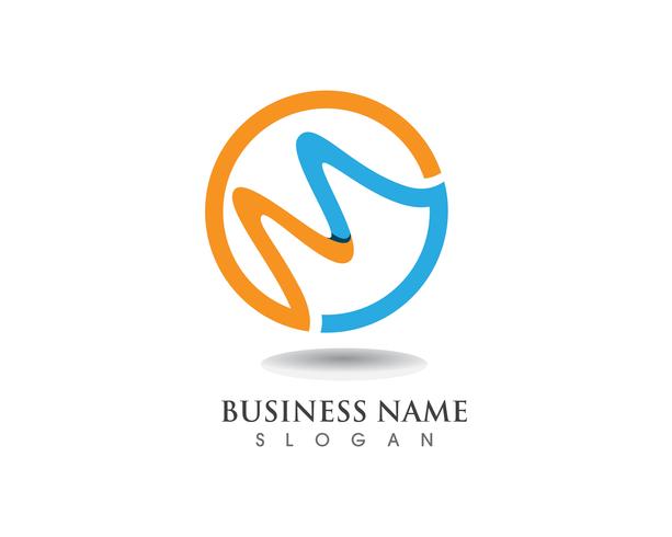 M Logo Business Template Vector icon