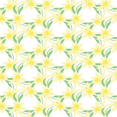 Seamless colorful vector pattern with spring flowers.Floral patten. Vector flowers pattern. Colorful floral background. Floral elements. Textile floral pattern. Spring background.
