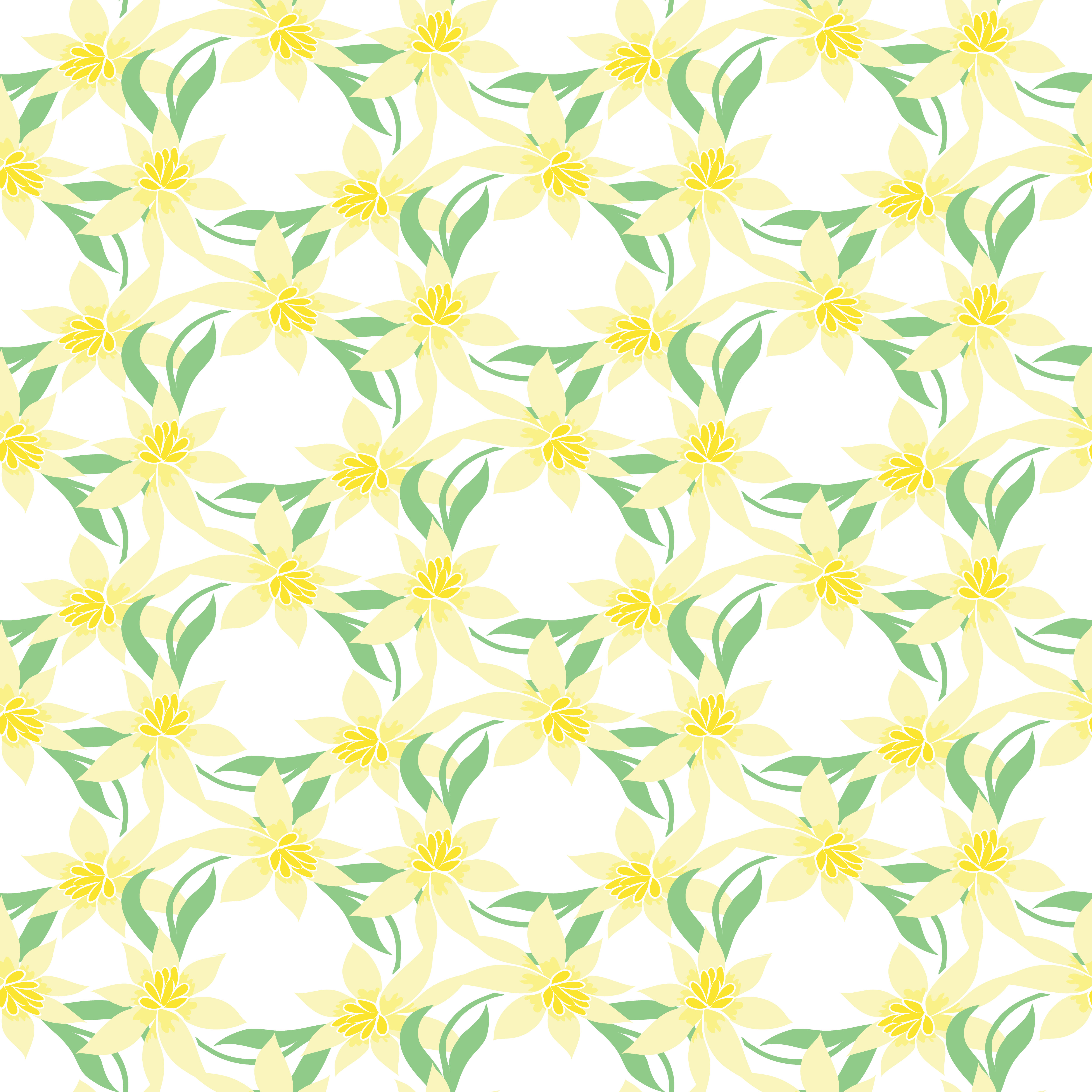 Seamless colorful vector pattern with spring flowers.Floral patten