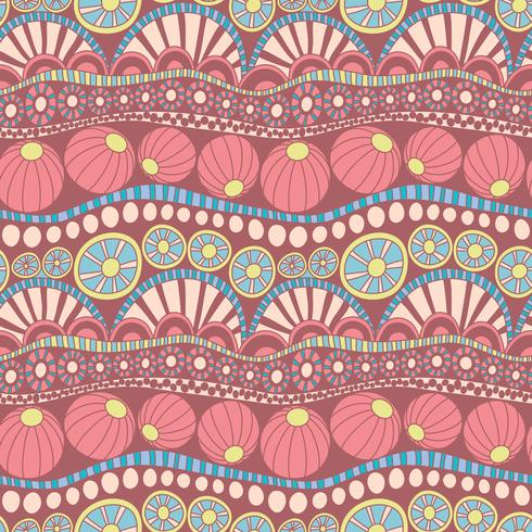Abstract colorful doodle pattern. Hand drawn doodle seamless pattern for textile vector