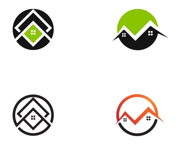 Home logo and symbols vector