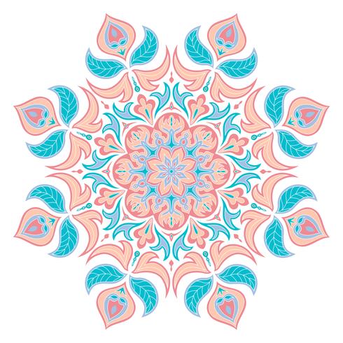 Oriental decorative element.Islam, Arabic, Indian, ottoman motifs.  vector