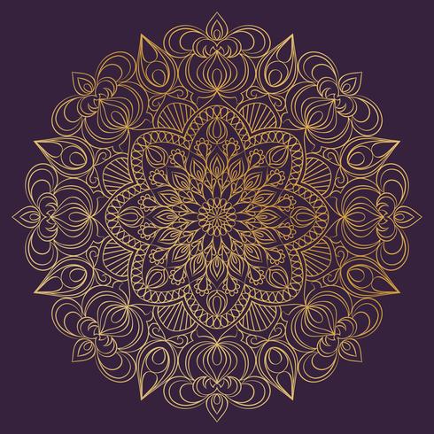 Vector Mandala ornament. Vintage decorative elements. Oriental  round pattern. Islam, Arabic, Indian, turkish, pakistan, chinese, ottoman motifs. Hand drawn floral background.