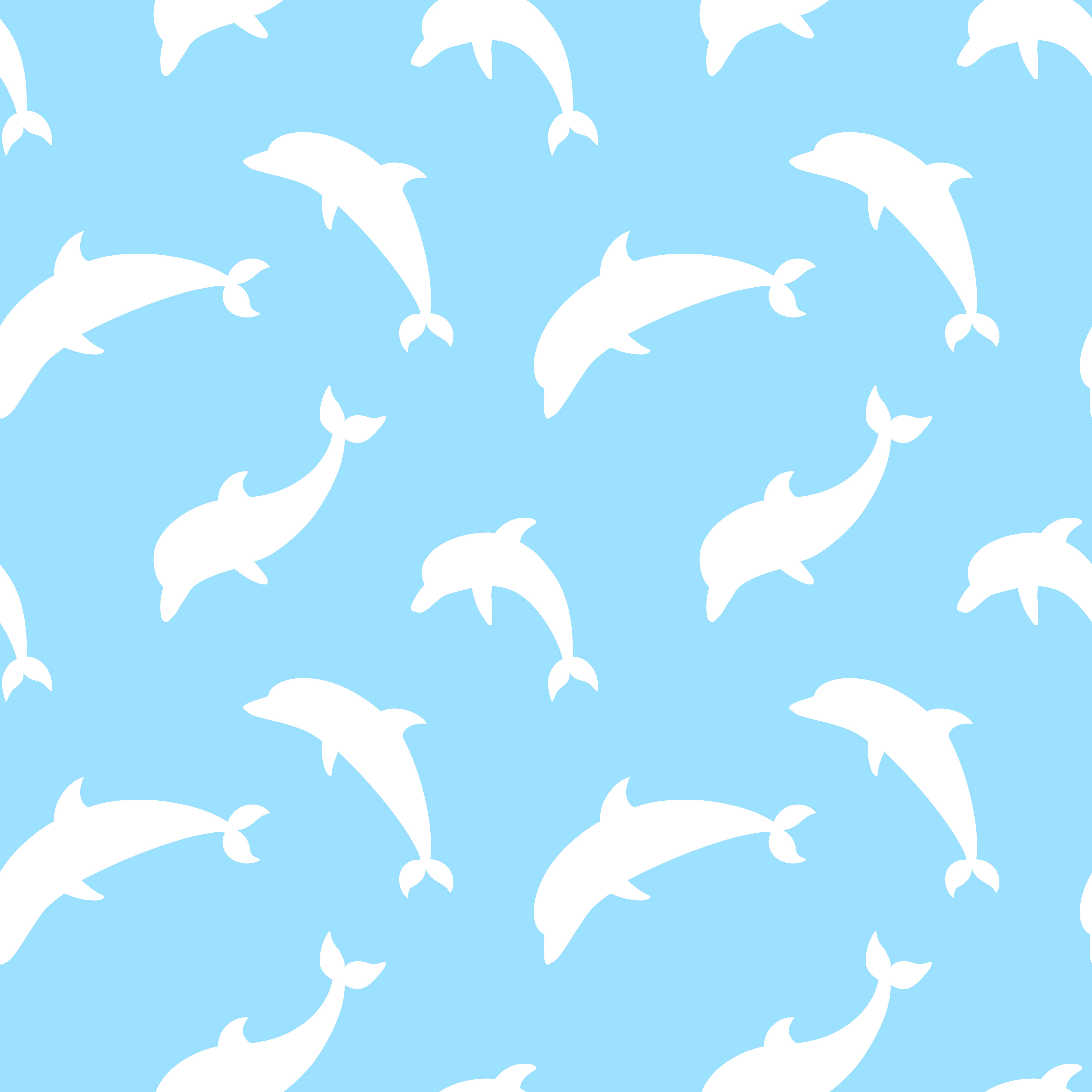 Vector seamless pattern with dolphins 616787 Vector Art at Vecteezy