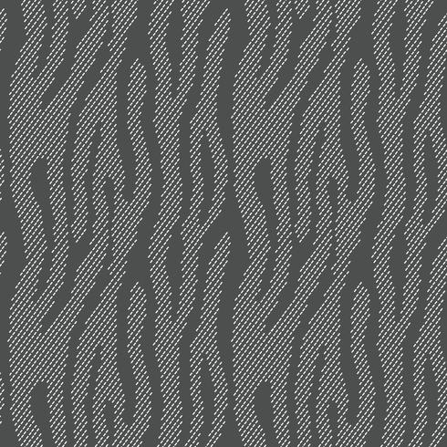 Abstract animal print. Seamless vector pattern with zebra, tiger stripes. Textile repeating animal fur background. Halftone stripes endless bachground.