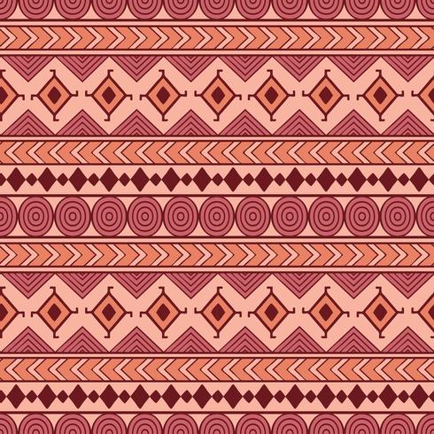 Patrón de vector inconsútil tribal. Fondo geométrico abstracto étnico. Recolección de adornos en estilo étnico para papel tapiz, papel de regalo, álbum de recortes o diseño textil.