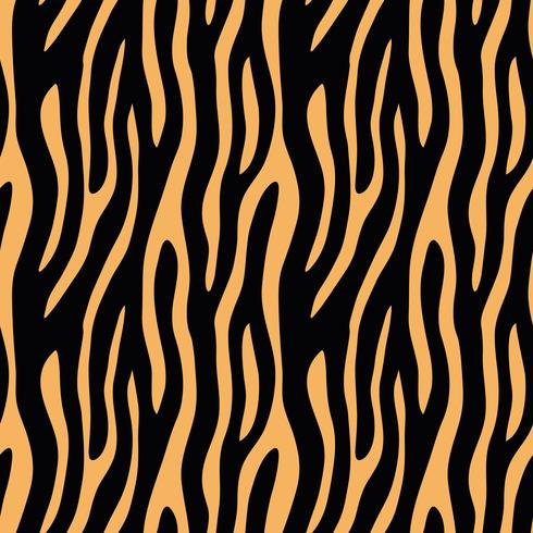Abstract animal print. Seamless vector pattern with zebra, tiger stripes. Textile repeating animal fur background.
