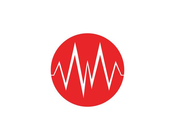 Art design health medical heartbeat pulse