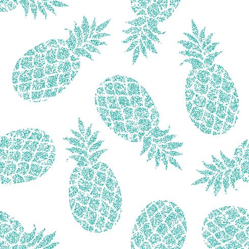 Pineapple vector seamless pattern for textile