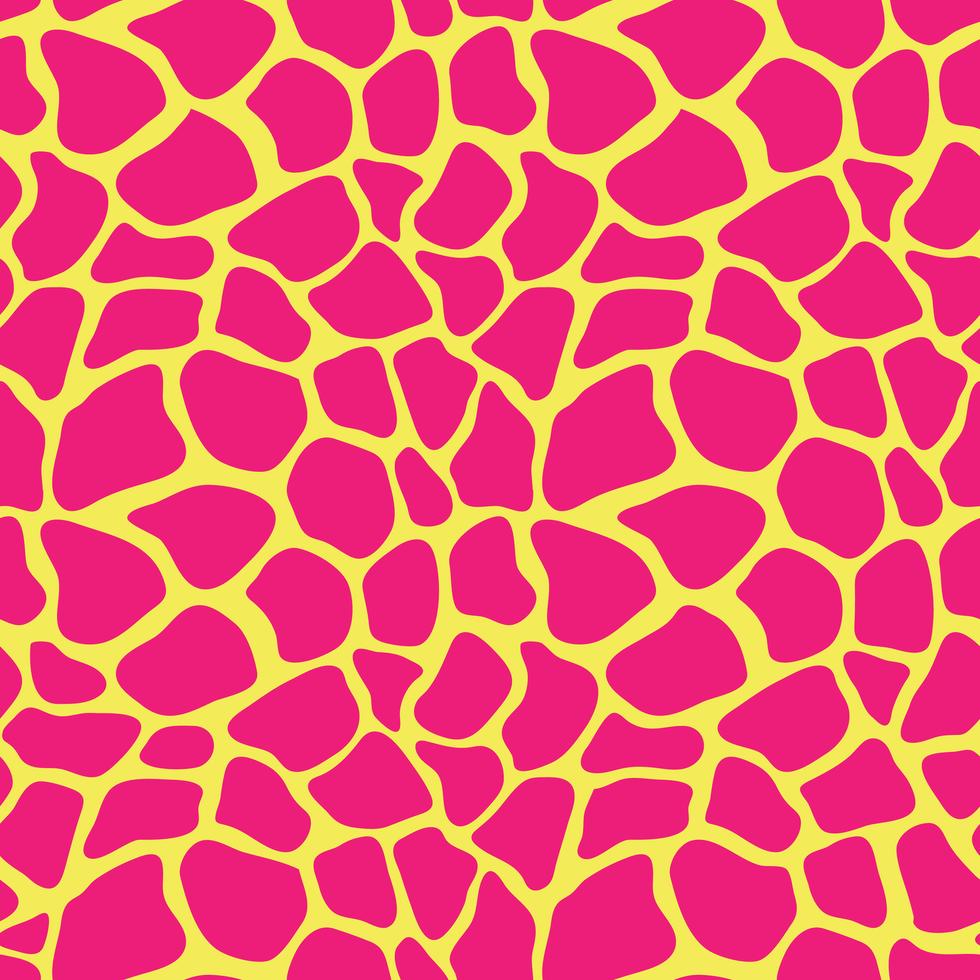 Abstract colorful animal print. Seamless vector pattern with giraffe
