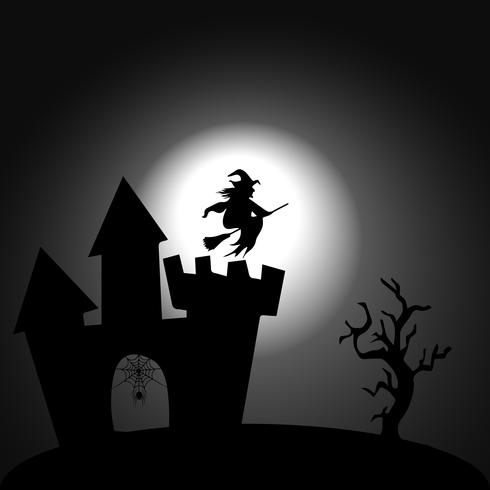 Imagen de fondo para decorar tus ideas en la celebración de Halloween. vector