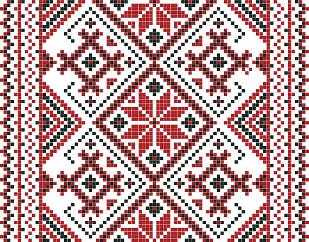 Vector illustration of ukrainian ornament seamless. For wallpaper, textiles, cards