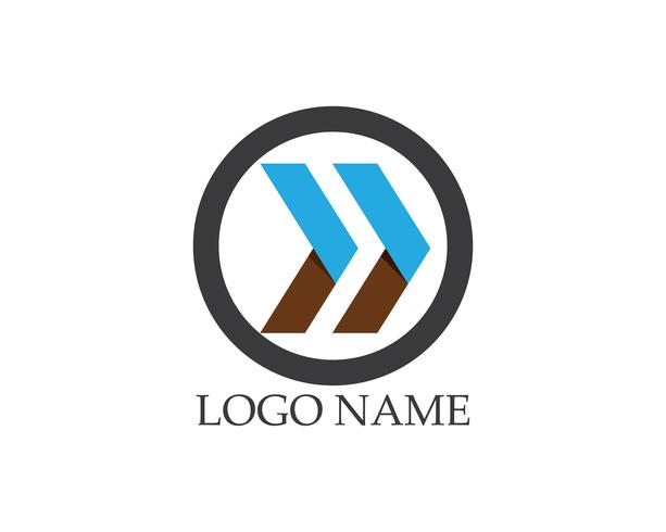 Plantilla de vector de logotipo de flecha de negocios