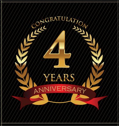 anniversary background template  vector