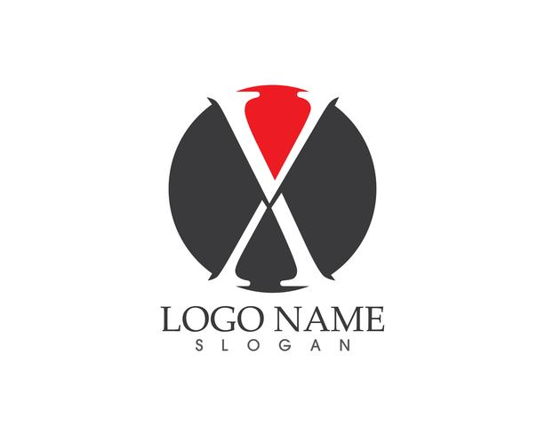 X letter logo vector