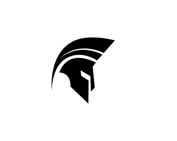 Spartan casco vector logo