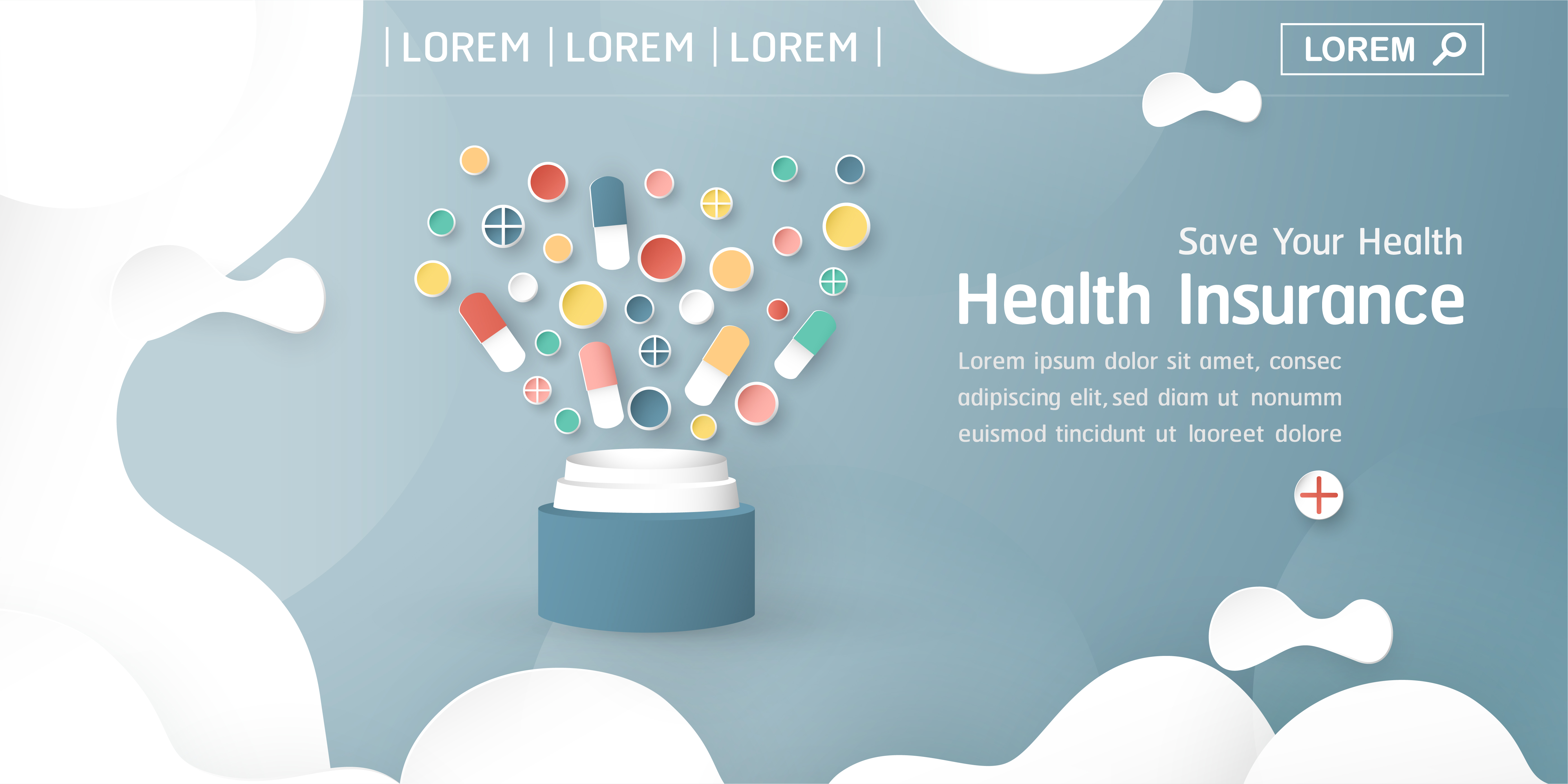 vector-illustration-in-concept-of-health-insurance-template-design-is