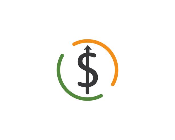 plantilla de vector de logotipo de dinero