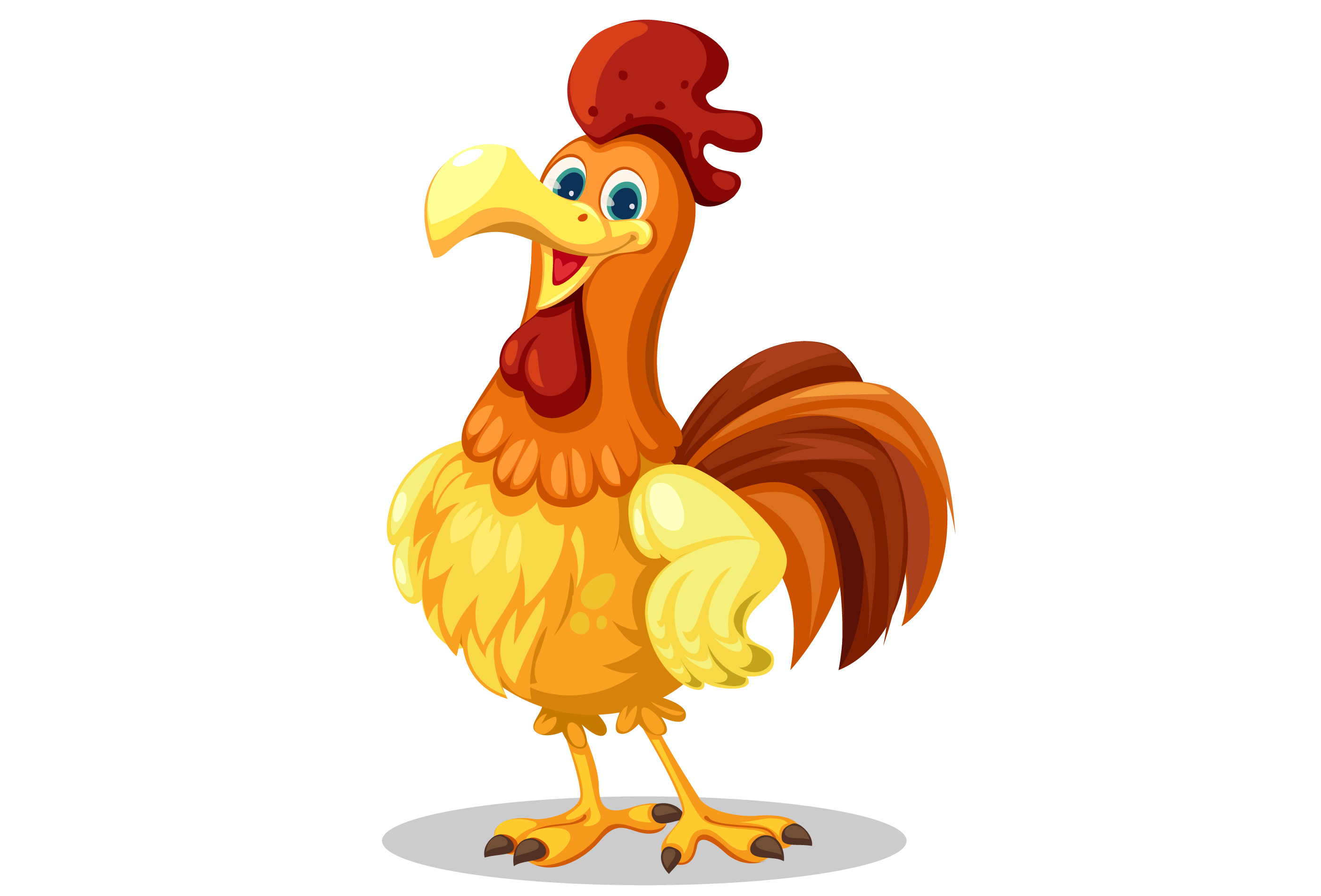 Download Rooster vector illustration 619218 - Download Free Vectors, Clipart Graphics & Vector Art