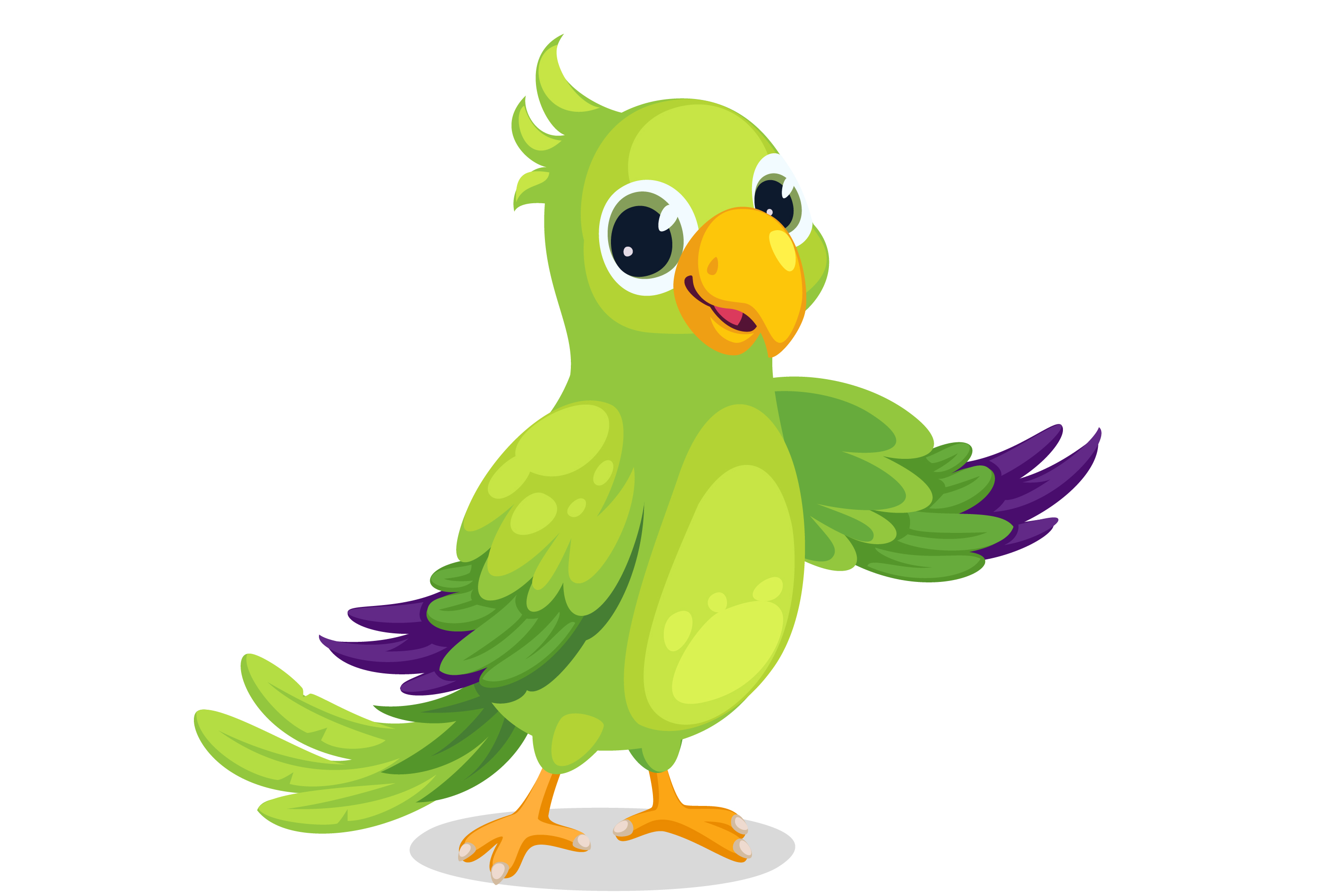 Parrot cartoon vector 619252 - Download Free Vectors, Clipart Graphics & Vector Art