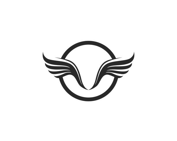 Falcon Wing Logo Template vector icon design