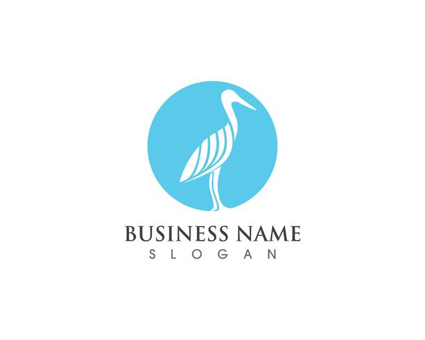 Swan logo Template vector