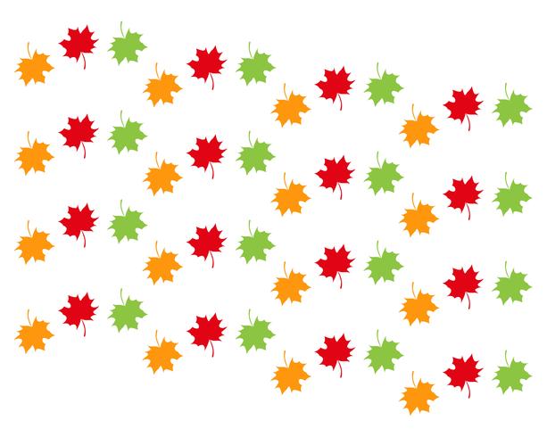 Ilustración de vector de hoja de otoño