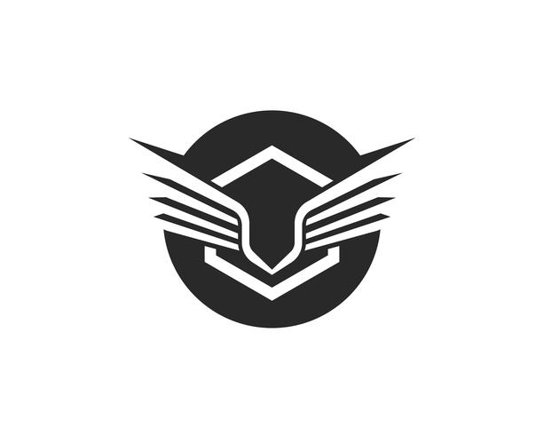 Falcon Wing Logo Template vector icon design